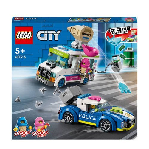 lego IJswagen Politieachtervolging bouwspeelgoed - 60314
