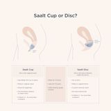 Saalt Soft Menstruatiecup Grijs Regular