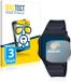 BROTECT Screenprotector 3 Stuks voor Casio Unisex A168WA-1YES Beschermglas transparant