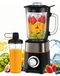 OEM Mini-blender met Tritan-fles, BPA-vrij, 500W, 2x570 ml, zilver