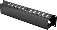 Renkforce RF-7112618 19 inch Kabelgeleiding voor patchkast 2 HE Zwart