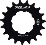 XLC Kettingwiel SSS03 baan met ring 1/8 19T staal zwart