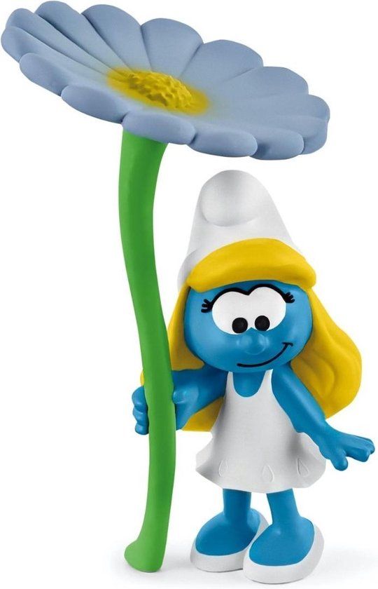 Schleich De Smurfen - Smurfin met Bloem - 20828