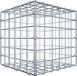 Gabion 30 cm x 30 cm x 30 cm (L x H x P), maille 5 cm x 5 cm, C-ring