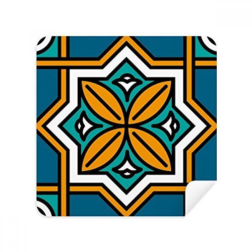 DIYthinker Abstract Geometry Marokko Stijl Patroon Bril Schoonmaken Doek Telefoon Scherm Cleaner Suede Stof 2 stks