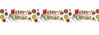 Ursus Merry Christmas 59090044 Masking Tape, Paper Tape, Approx. 30mm x 10m, Single-Sided Printed, Solvent and Acid-Free, Ideal for Scrapbooking