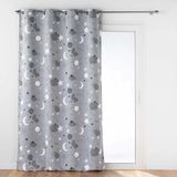 DOUCEUR D'INTERIEUR Gordijn met ringen MOONLIGHT, verduisterend, 140 x 260 cm, grijs