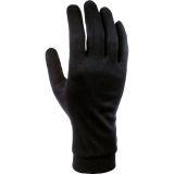 Cairn gants longs en soie pour femme noir