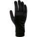 Cairn gants longs en soie pour femme noir