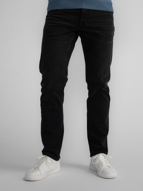 Petrol Industries Heren Jeans Straight Fit Starling - Spijkerbroek - Stretch Denim - Herenbroeken - Zwart - Maat W30L34
