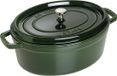 Staub Cocotte Braadpan Ovaal Fonte 33 cm Groen