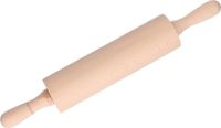 Merkloos Deegroller van hout - breedte 38 cm - Bruin