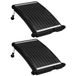 vidaXL Panneaux chauffants pour piscine 2 pièces solaire courbé 72,5x46 cm