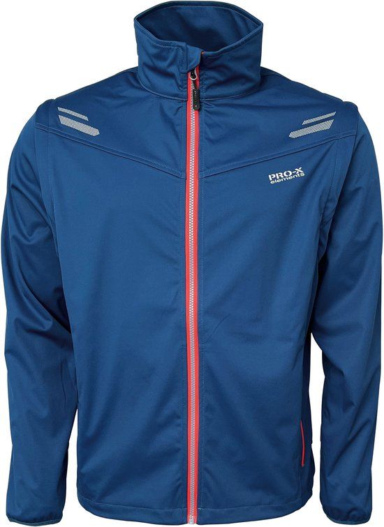 PRO-X elements Multifunctioneel softshell jack Herbert Heren Blauw M