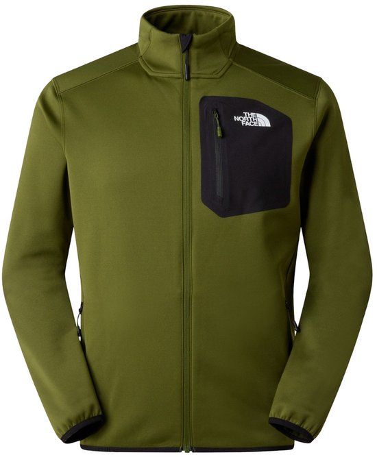 The North Face Heren Crest Full-Zip Fleecejack – Woodland Green