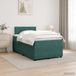 vidaXL Boxspringbed met matras Donkergroen 120 x 200 cm Fluweel