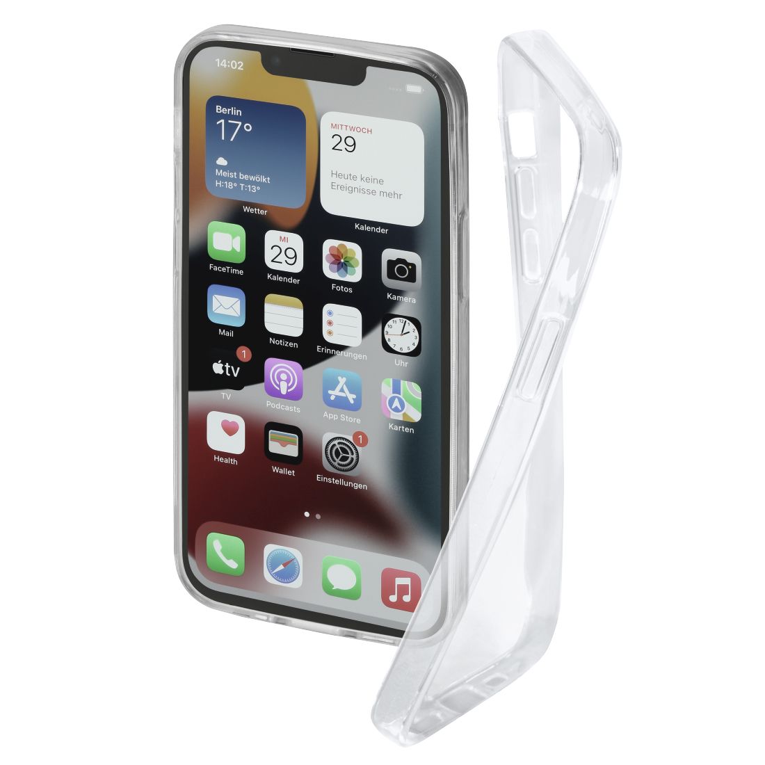 Hama Crystal Clear Cover Case for Apple iPhone 14 Pro - Transparent