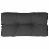 vidaXL - Palletkussen - 80x40x12 cm - stof - zwart