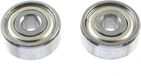 Revtec - Roulement à billes - Acier chromé - ABEC 3 - Blindé métal - 3X10X4 - MR103ZZ - 2 pièces