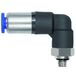 RIEGLER L-steekschroefverbinding »Blaue serie«, zelfvergrendeld, M5 a., v. slang-buiten-Ø 4 mm, werkdr. Maximale 10 bar, kunststof/MS vern.