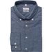 Seidensticker Regular Fit Linnen Overhemd blauw, Effen