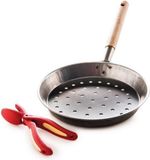 Unyqoos® Maroni-pan met kastanjesnijder set