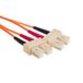 RS Pro Câble Fibre Optique 50m avec Connecteur SC, OM1 Multi-mode