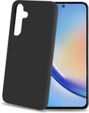 Celly Cromo Siliconen hoesje - Zwart - Geschikt voor Samsung Galaxy A55