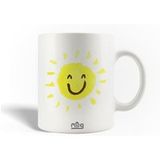 Keramische mok maniacase, De zon is elke dag nieuw