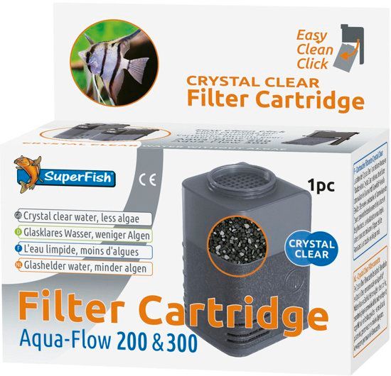 SuperFish AquaFlow 200/300 Crystal Clear Cartridge - Aquariumfilter