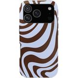 Selencia Vivid Backcover voor de Apple iPhone 18 Pro Max / 17 Pro Max - Dream Swirl Chocolate