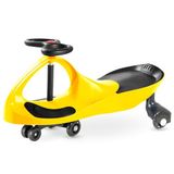 TWISTCAR Kindervoertuig, Kinderdraaiauto, Schommelauto voor Peuters, Speelgoedauto, Rijden door Stuurbeweging, Babyscooter, voor Kinderen vanaf 1 Jaar, Schuifvoertuig, Belastbaar tot 120 kg, Geel