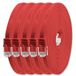 1aTTack.de 0,5 m - rood - 5 stuks - Cat.6 platte netwerkkabel Cat6 platte kabel ultra platte Cat.6 patchkabel 1000 Mbit/s Gigabit LAN (RJ45) platte slanke micro