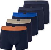 Schiesser 5PACK Shorts - 95/5 Multipacks - Heren - Donkerblauw/Meerkleurig