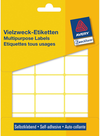Avery Mini Etiketten - 38 x 24 mm - Wit - 522 stuks