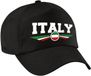 Bellatio Decorations Italië / Italy landen supporters petje - zwart - Volwassenen - Baseballcap