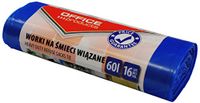 Office Products 22024329-01 Afvalzakken 60 L - 16 stuks Premium (LDHD) | Blauw | 16 μm