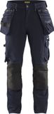 Blåkläder Werkbroek met 4-weg stretch X1900 1998-1644 - Donker marineblauw/Zwart - C156