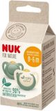 NUK Pak van 2 fopspenen - 0-6 maanden - Eucalyptus