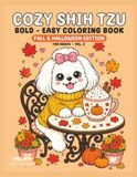 Cozy Shih Tzu Bold - Easy Coloring Book