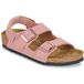 BIRKENSTOCK sandales plates Milano AS Kids BFBC Rose Argile