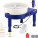VEVOR Pottenbakkersschijf 35cm Keramische Wielmachine 60-300rpm Verstelbaar Blauw
