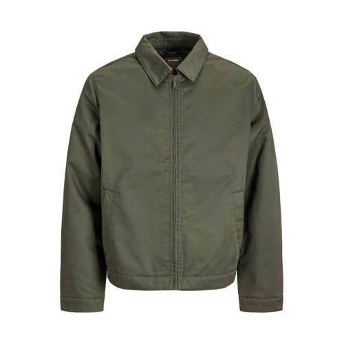 JACK & JONES ESSENTIALS tussenjas - donkergroen