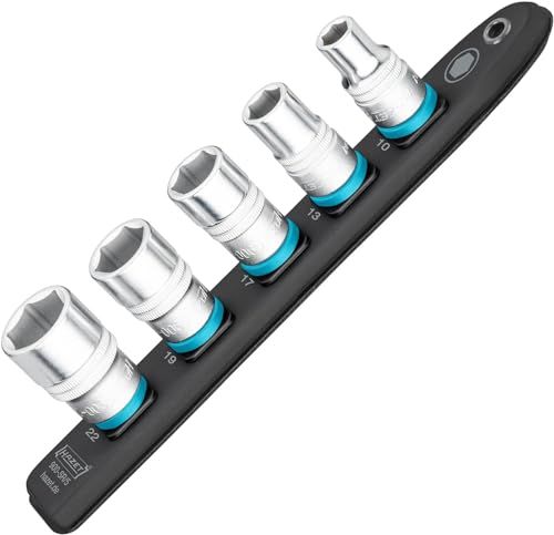 HAZET Dopsleutelsok 900SR-5 - Magnetisch - 1/2" - 5 Sleuven