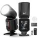 NEEWER 100Ws 2.4G TTL ronde kop Flash Speedlite compatibel met Canon camera's, touchscreen, 1/8000s HSS, 3 modelleringslampen, TTL/M Toggle, 3000mAh/500 Full Power Flash Studio Fotografielamp, Z3R-C