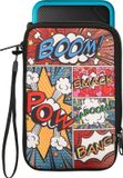 kwmobile game console etui geschikt voor Nintendo 3DS XL hoesje - Neopreen spelcomputer hoes - Stripboek design in meerkleurig