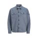 JACK & JONES CORE relaxed fit overshirt - blauw