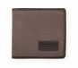 Zippo Leren & canvas portemonnee voor heren, bruin