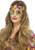 Smiffys Ronde Bril Spiegelglas Groen