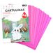 SIDI A4 karton, neonroze, 185 g, fluorescerend papier